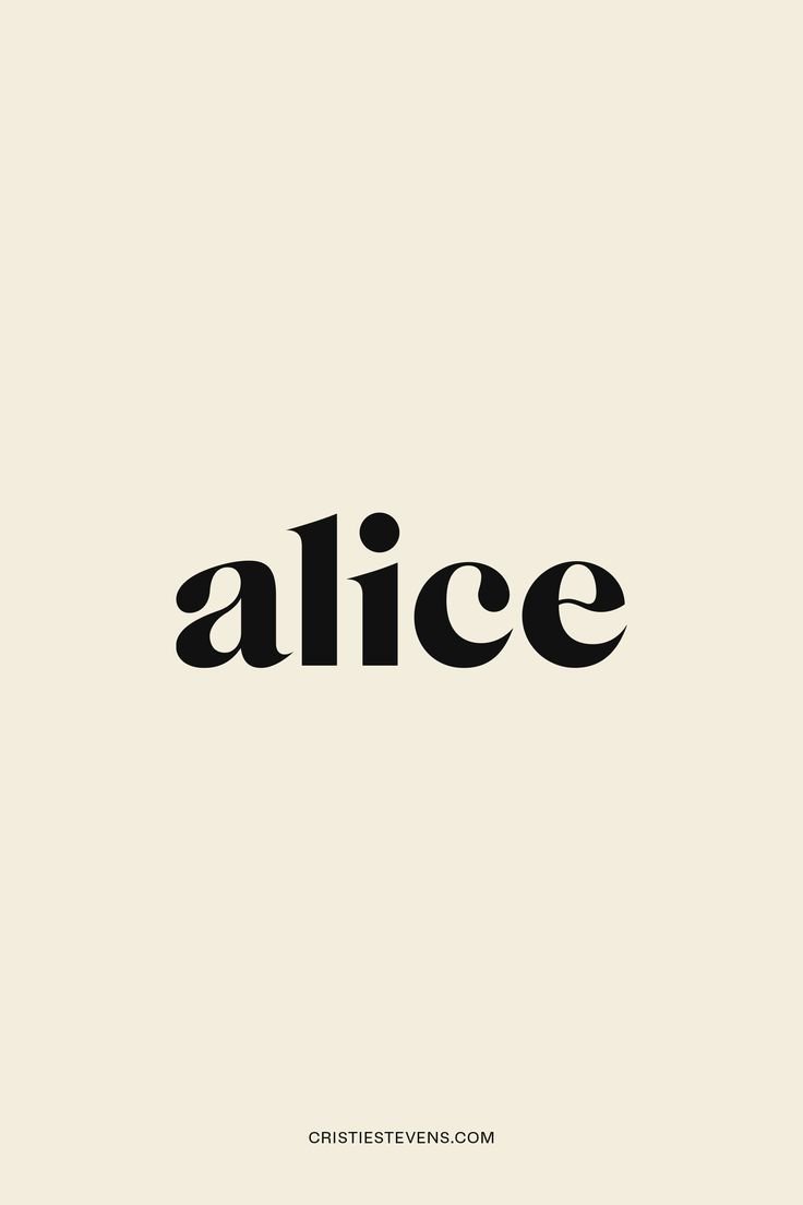 Alice Mushrooms Logo