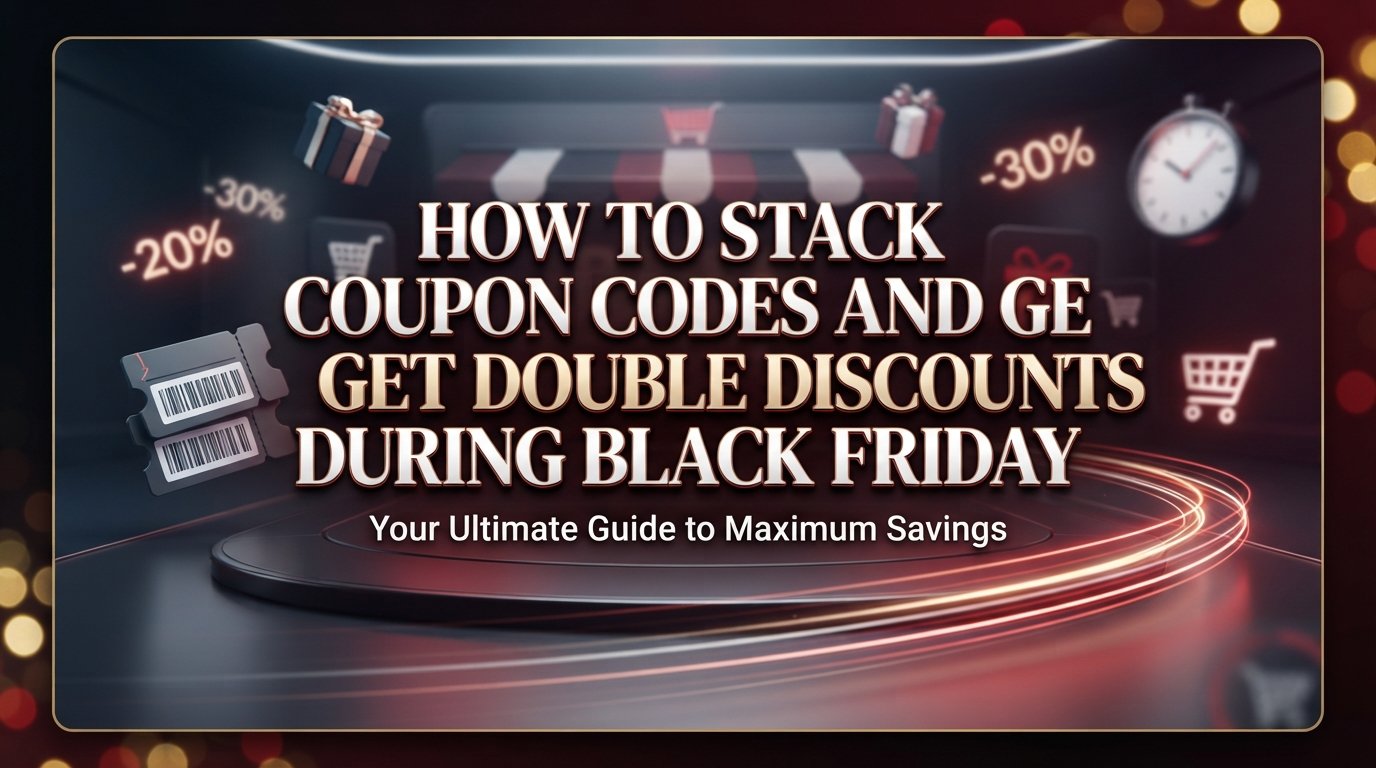 How to Stack Coupon Codes and Get Double Discounts During Black Friday: The Ultimate Savings Playbook