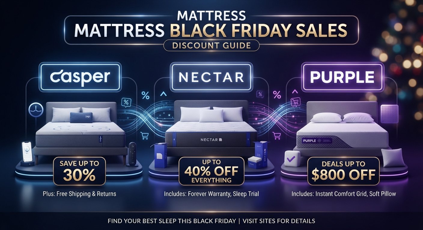 Mattress Black Friday Sales: Casper, Nectar, and Purple Discount Guide