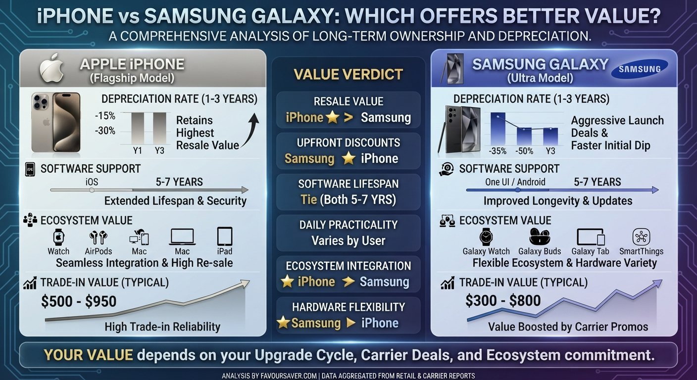 iPhone vs Samsung Galaxy: Which Offers Better Value?