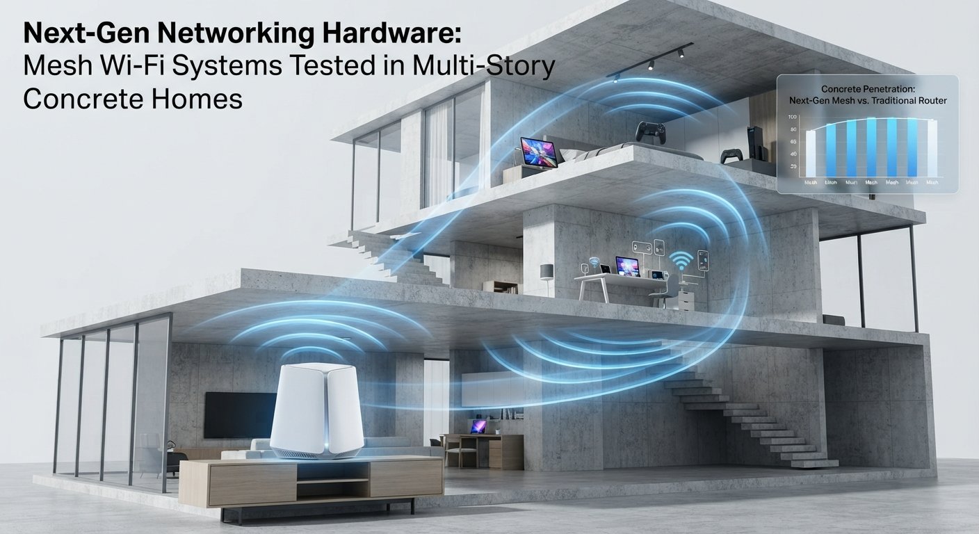 Next-Gen Networking Hardware: Mesh Wi-Fi Systems Tested in Multi-Story Concrete Homes