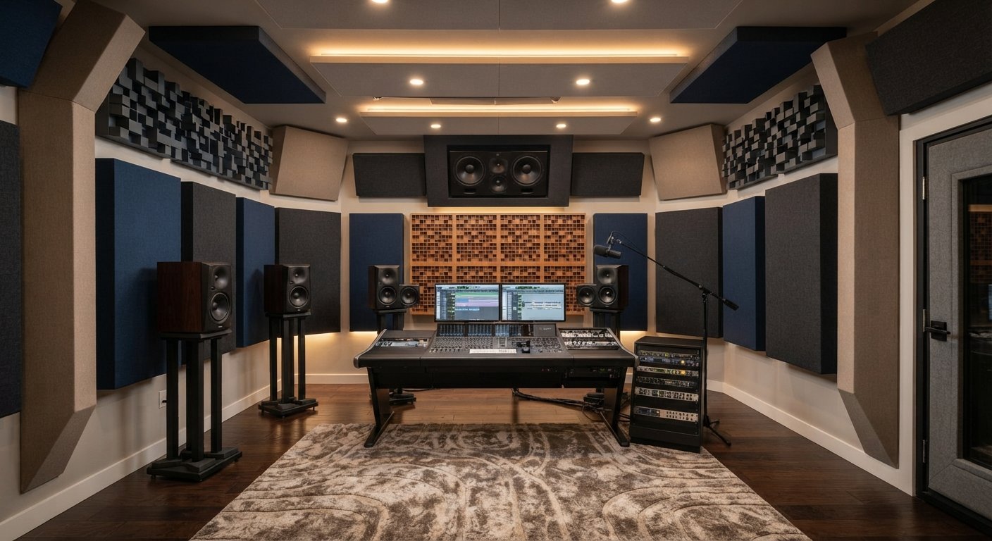 Acoustic Treatment and Soundproofing Solutions for High-End Home Recording Studios