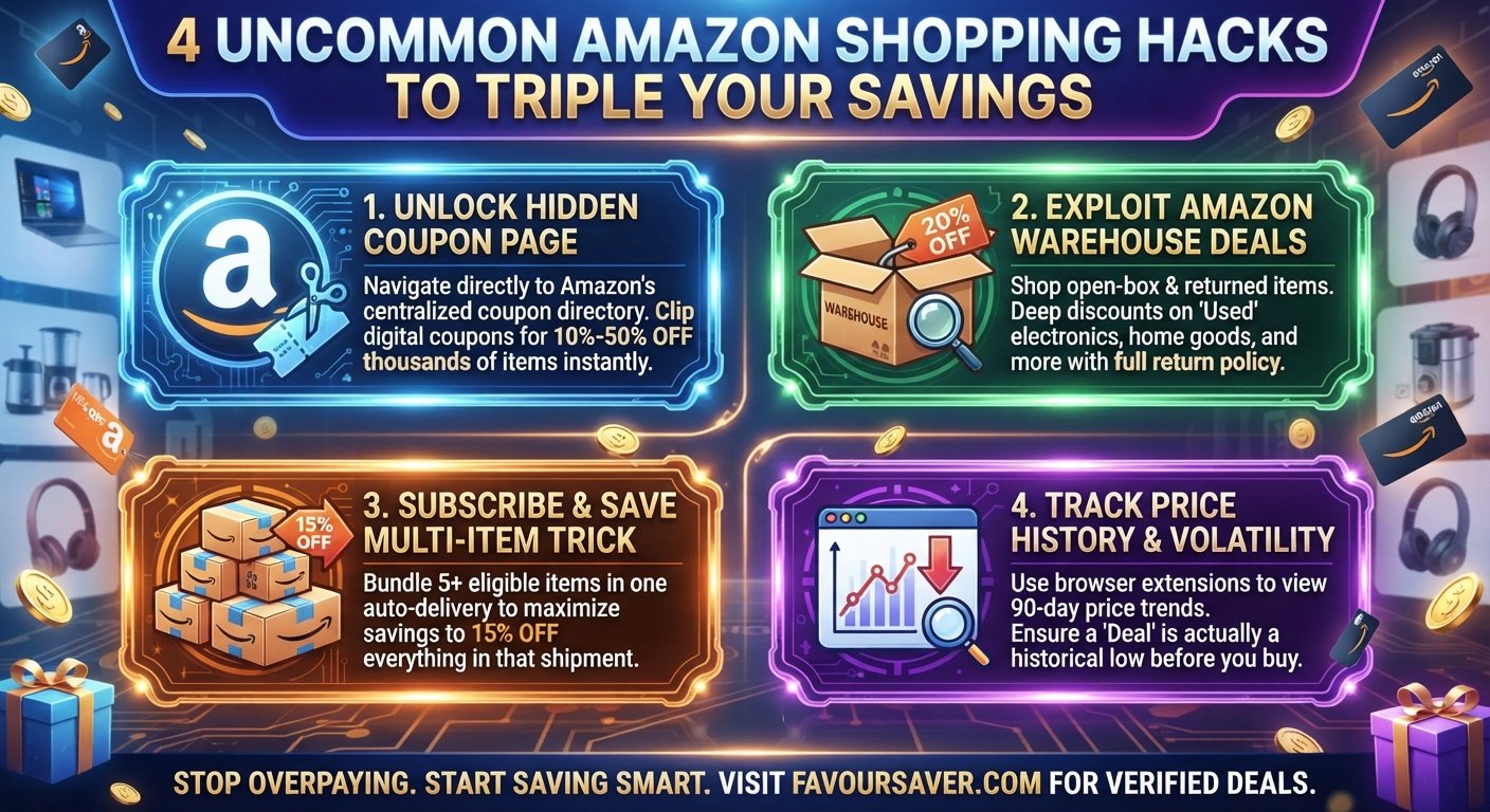 4 Uncommon Amazon Shopping Hacks to Triple Your Savings