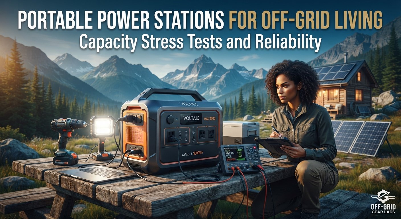 Portable Power Stations for Off-Grid Living: Capacity Stress Tests and Reliability