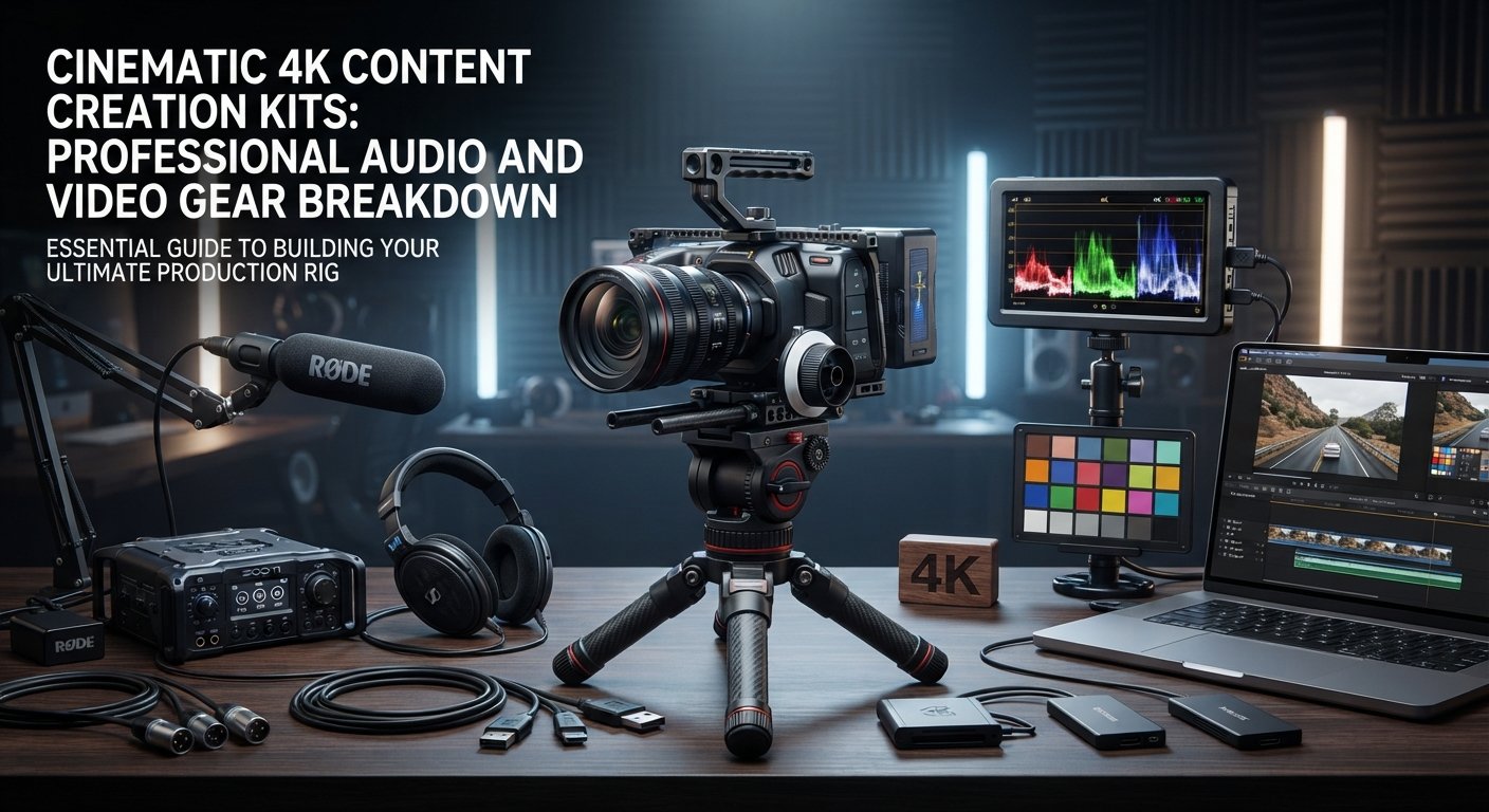 Cinematic 4K Content Creation Kits: Professional Audio and Video Gear Breakdown