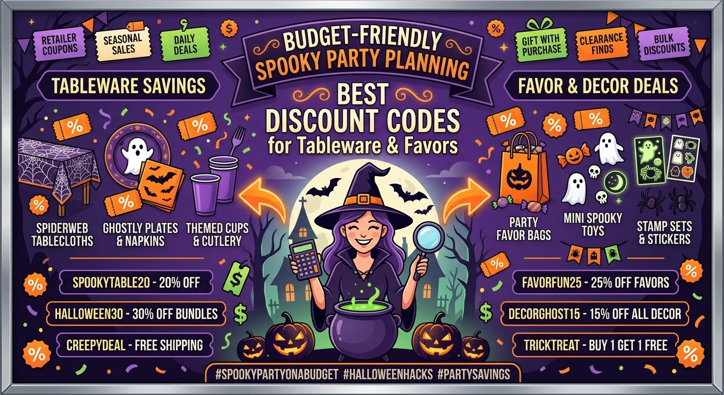 Budget-Friendly Spooky Party Planning: Best Discount Codes for Tableware and Favors