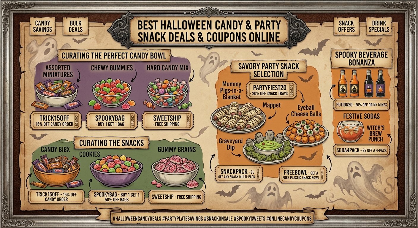 Best Halloween Candy & Party Snack Deals & Coupons Online