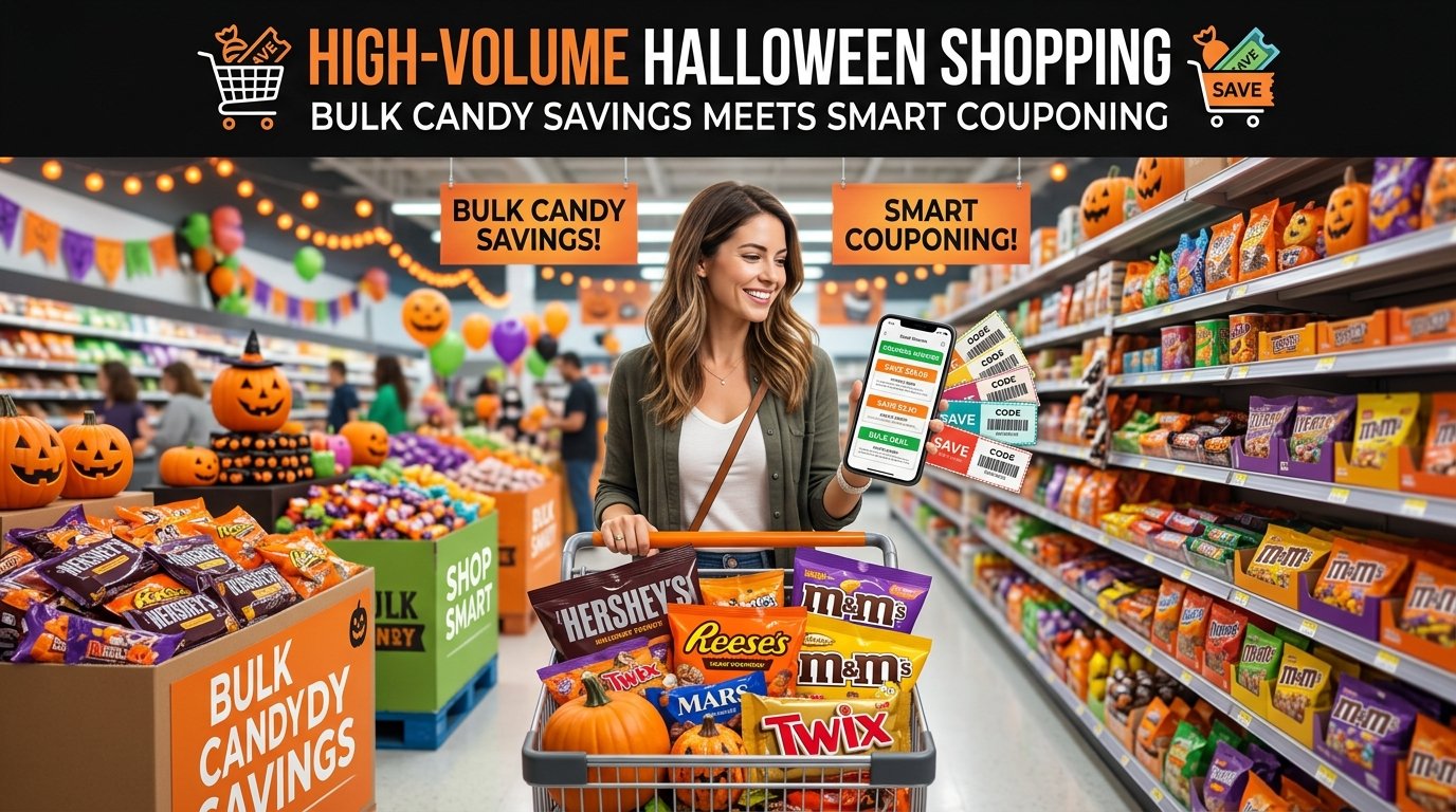 High-Volume Halloween Shopping: Bulk Candy Savings Meets Smart Couponing